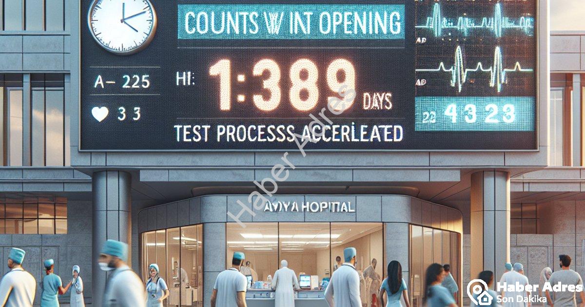 "Aydın Şehir Hastanesi Açılış İçin Gün Sayıyor: Test Süreçleri Hızlandı" başlıklı haber için fotorea