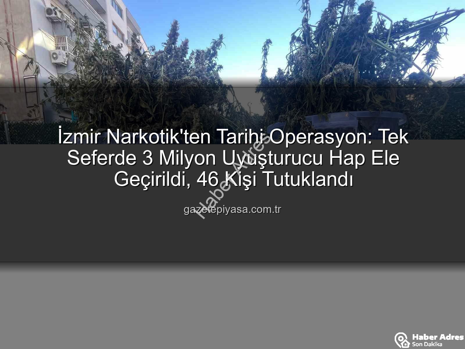 uyuşturucu hap - İzmir'de Nefes Kesen Operasyon: 3 Milyon Uyuşturucu Hap Tek Seferde Ele Geçirildi, 46 Kişi Tutuklandı