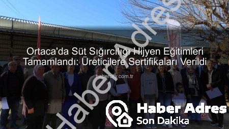 Ortaca’da Süt Sığırcılığı Hijyen Eğitimleri Tamamlandı: Üreticilere Sertifikaları Verildi
