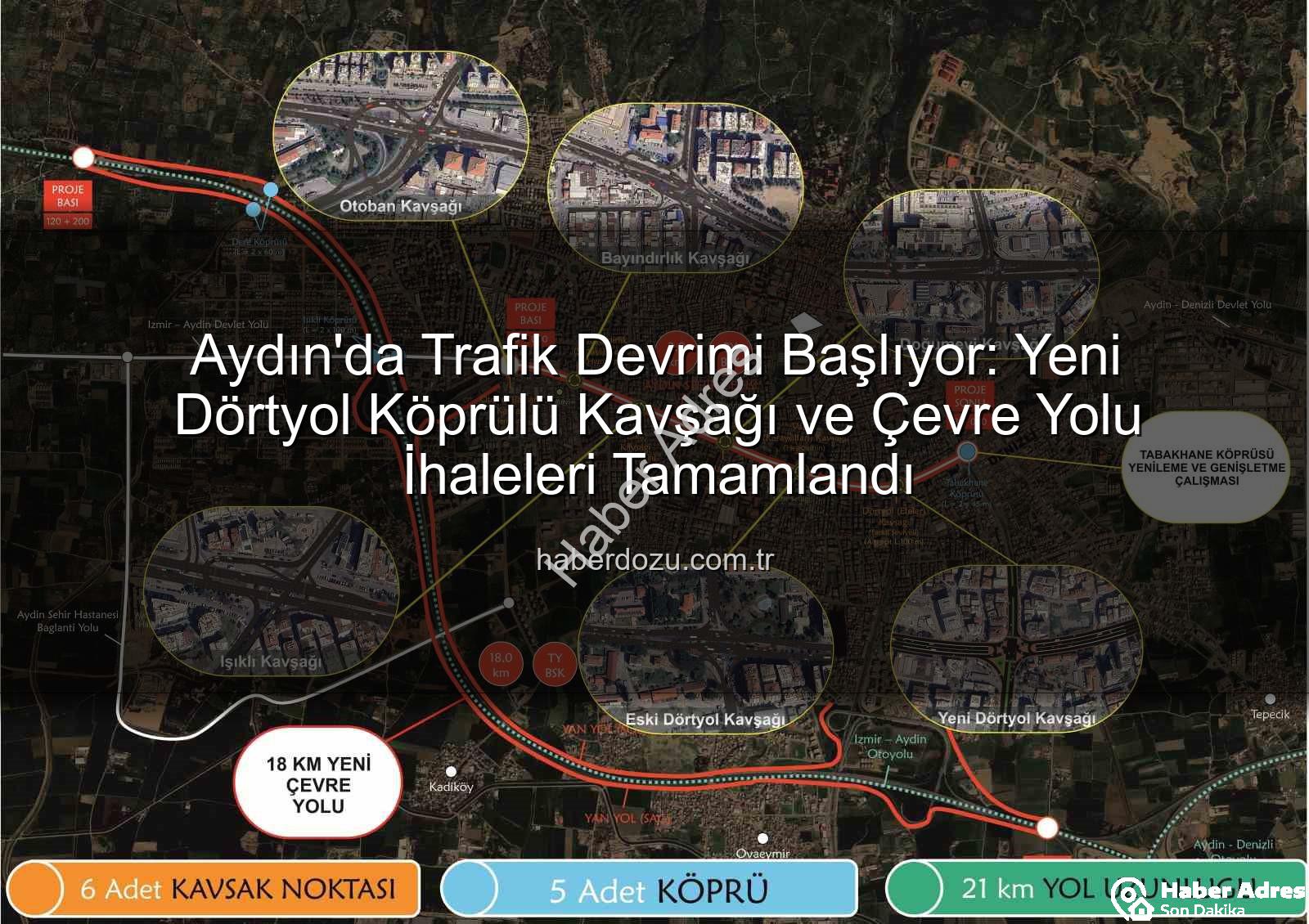 Yeni Dörtyol Köprülü Kavşağı - Aydın'da Trafik Sorununa Dev Çözüm: Yeni Dörtyol Köprülü Kavşağı İhaleye Çıktı